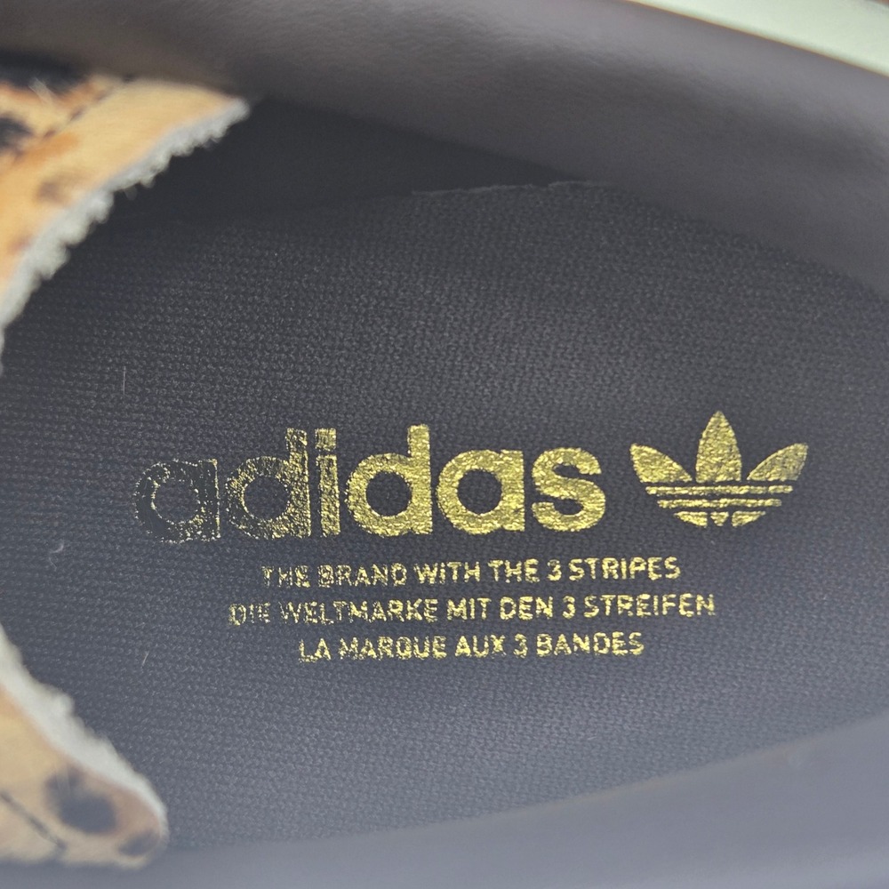 Adidas Superstar II W Leopard Pony Hair Sneakers KI4203 Womens 9.5 Brown Black - Picture 15 of 15